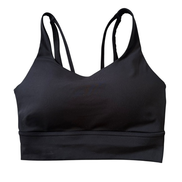 NEW Avia Black Sports Bra Small – Molded Cup, Double Strap, Activewear Fitness - Picture 1 of 7